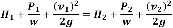 Hidrocinética - ecuación de Bernoulli (1)