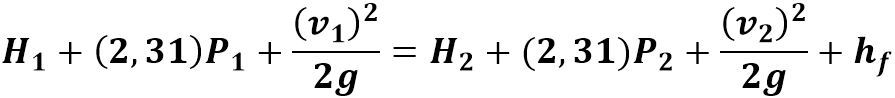 Hidrocinética - ecuación de Bernoulli (3)