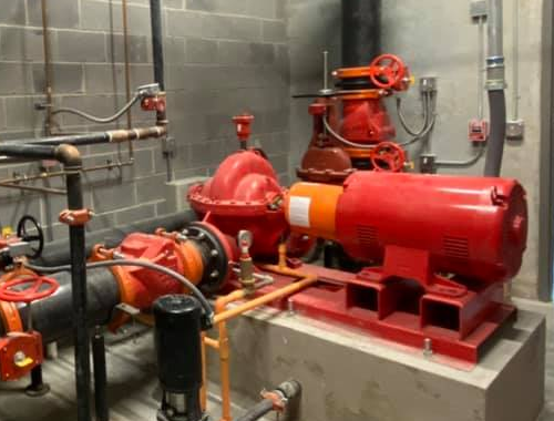Bomba contra incendio con motor eléctrico